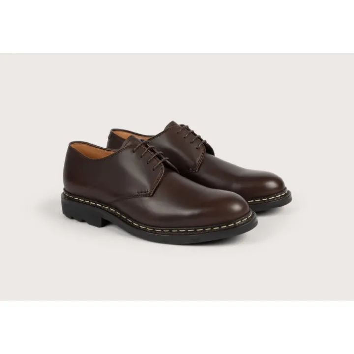 Heschung Les Intemporels|Derbies|Derby Crocus AnilcalfcolorisCafu00e9,semelleRavel