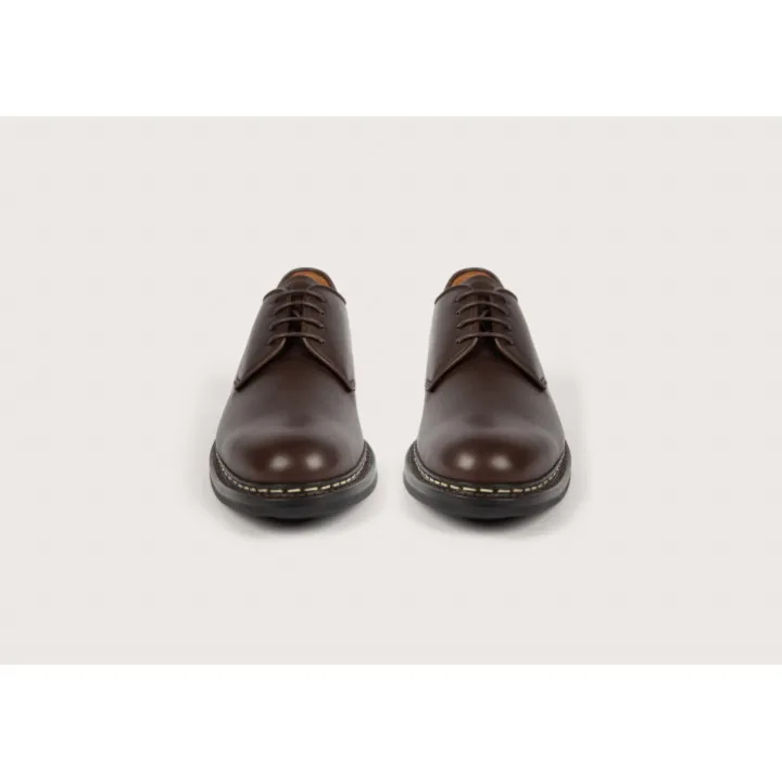 Heschung Les Intemporels|Derbies|Derby Crocus AnilcalfcolorisCafu00e9,semelleRavel