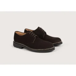 Heschung Les Intemporels|Derbies|Derby Crocus HydrovelourscolorisMoro,semelleRavel