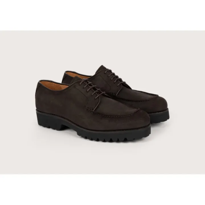 Heschung Les Intemporels|Derbies|Derby Ilex VeloursGcolorisMoro,semelleG-Light