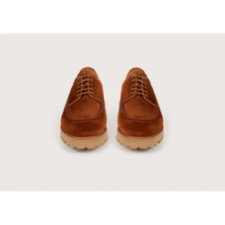 Heschung Derbies|Derby Ilex VelourscolorisRouille,semelleG-Light