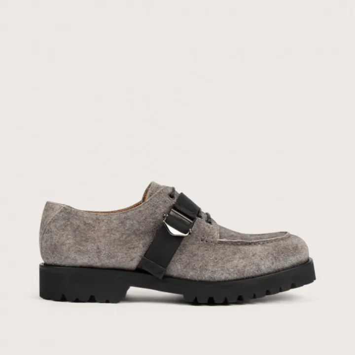 Heschung Derbies|Derby Ilex-S Velours/FeutrecolorisGrey,semelleG-Light