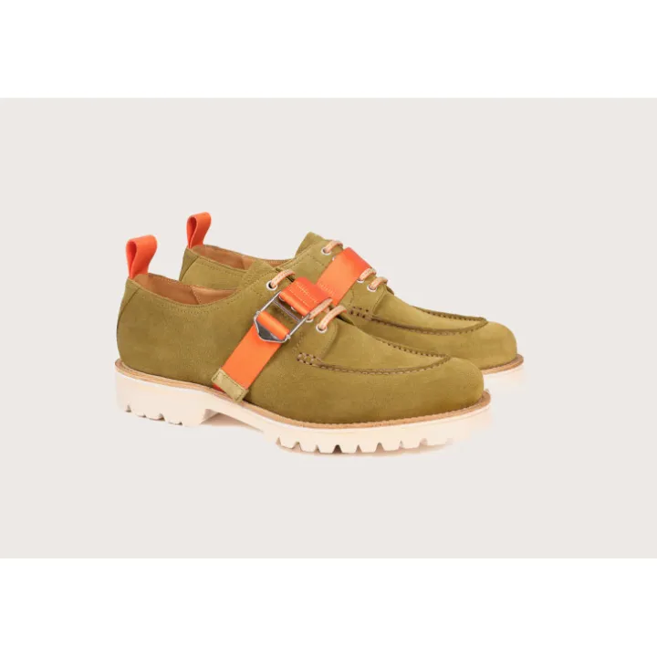 Heschung Derbies|Derby Ilex-S HydrovelourscolorisMousse,semelleG-Light
