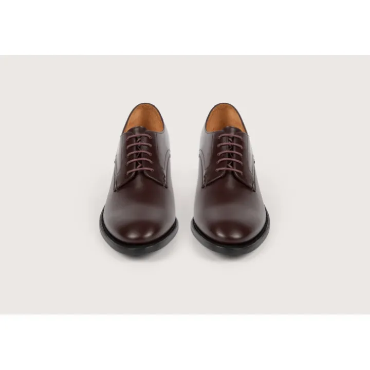 Heschung Derbies|Derby Marcia KidcalfcolorisAubergine,semelleCuir