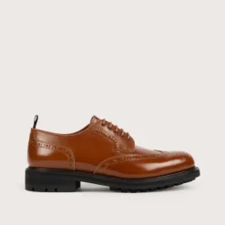 Heschung Derbies|Derby Vanda WindsorcolorisCognac,semelleCommando
