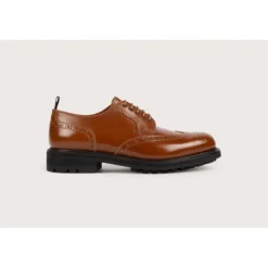 Heschung Derbies|Derby Vanda WindsorcolorisCognac,semelleCommando