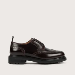 Heschung Derbies|Derby Vanda WindsorcolorisAubergine,semelleCommando