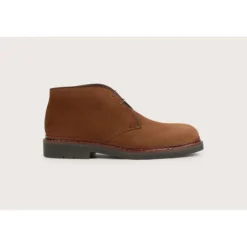 Heschung Les Intemporels|Bottines|Desert Boot Genêt HydrovelourscolorisCigare,semelleHu00e9vu00e9a