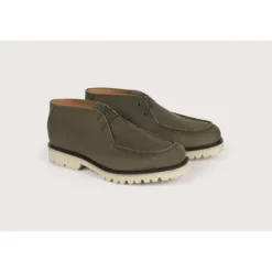 Heschung Bottines|Desert Boot Pilea VeloursGcolorisKaki,semelleG-Light