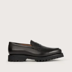 Heschung Mocassins|Mocassin Aloe AnilcalfcolorisNoir,semelleG-Light