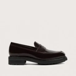 Heschung Mocassins|Mocassin Lilium WindsorcolorisAubergine,semelleCommando