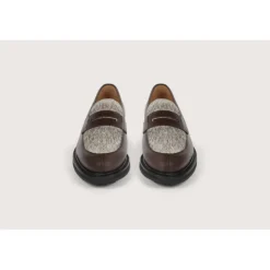Heschung Mocassins|Mocassin Lilium Appaloosa/PonycolorisTabac/Fauve,semelleCommando