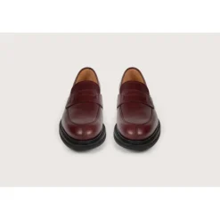 Heschung Mocassins|Mocassin Lilium AppaloosacolorisBordeaux,semelleCommando