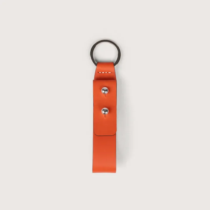 Heschung Accessoires|Porte-clés Twist NaturcalfOrange