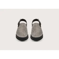 Heschung Sandales Et Mules|Sabot Oxalis Velours/FeutrecolorisGrey,semelleG-Light