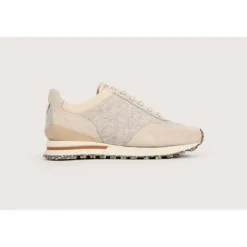 Heschung Sneakers|Sneakers Athi Hydrovelours/LainecolorisGrege/Argile,semelleTrainer