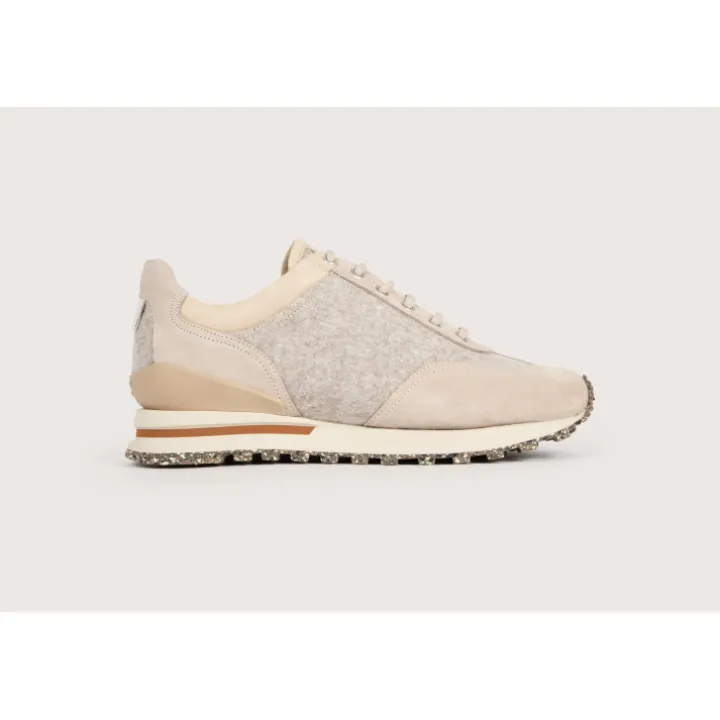 Heschung Sneakers|Sneakers Athi Hydrovelours/LainecolorisGrege/Argile,semelleTrainer