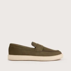 Heschung Sneakers|Sneakers Clay NubuckcolorisKaki,semelleSmash
