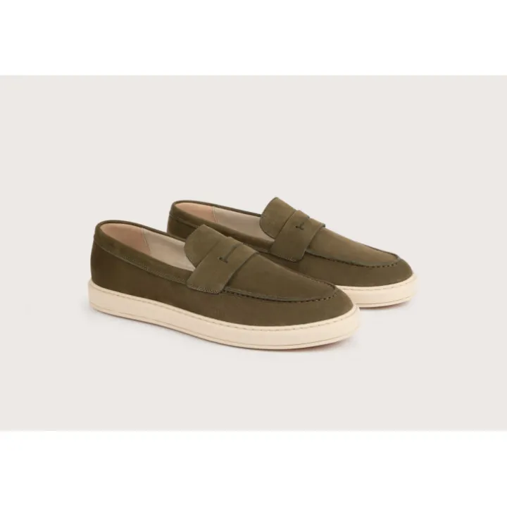 Heschung Sneakers|Sneakers Clay NubuckcolorisKaki,semelleSmash